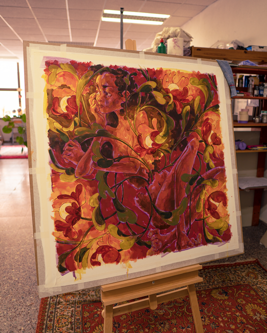 EN LAS GRIETAS DE MIS MUROS, original.