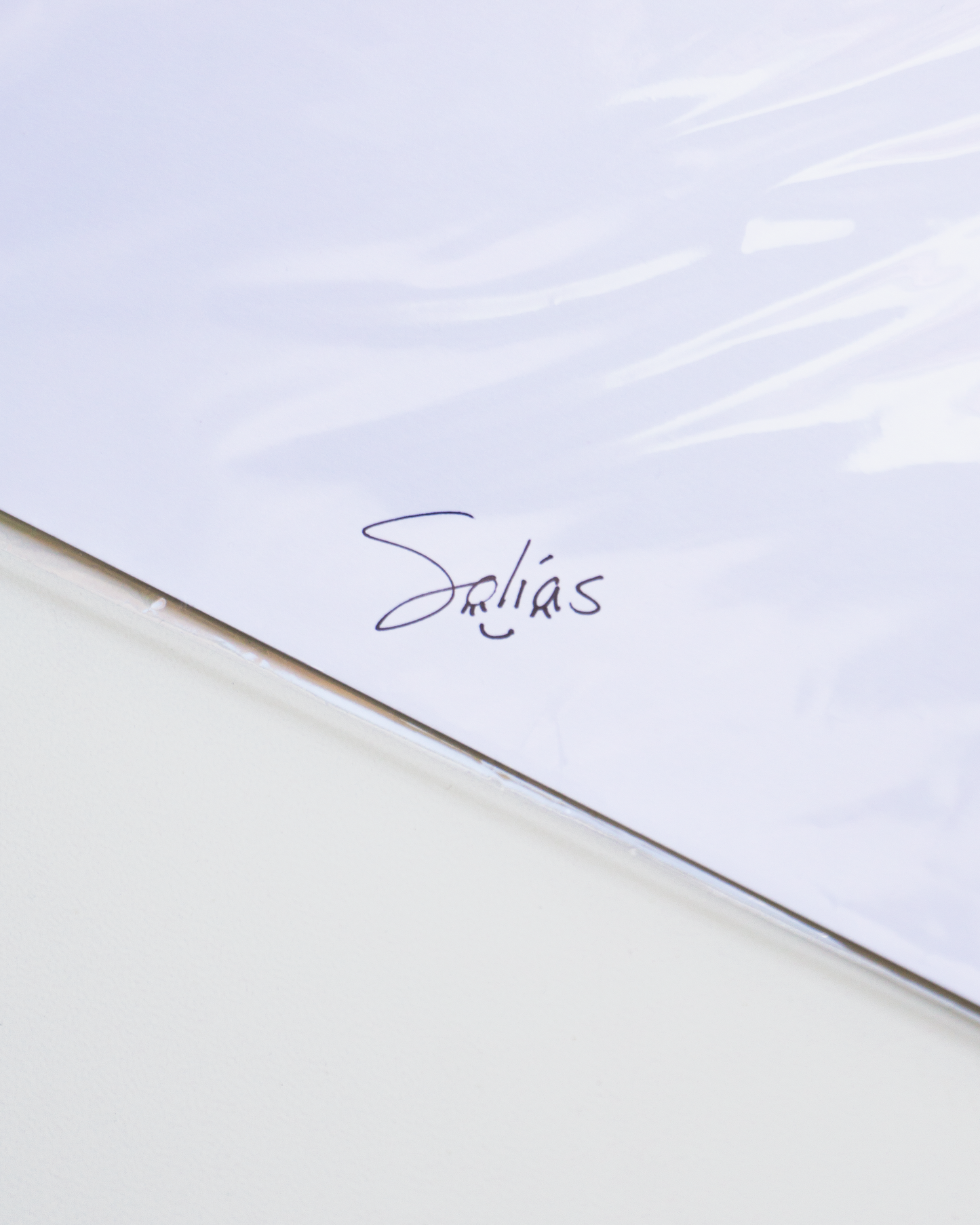 AL CAER LA TARDE, lámina firmada (print).